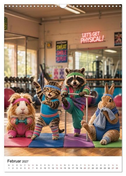 Produktbild: Cozy Friends - Kleine Kuschelhelden (Wandkalender 2027 DIN A3 hoch), CALVENDO Monatskalender