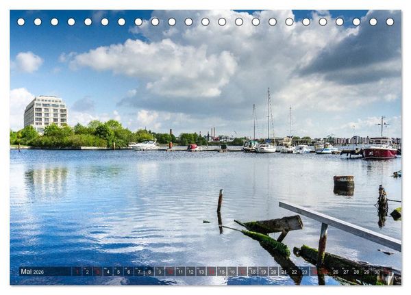 Produktbild: Wilhelmshaven - Impressionen aus der Hafenstadt (Tischkalender 2026 DIN A5 quer), CALVENDO Monatskalender
