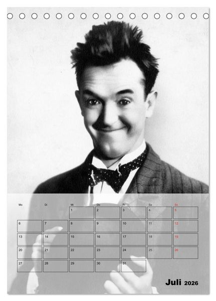 Produktbild: Filmstars - Legenden der goldenen Filmjahre (Tischkalender 2026 DIN A5 hoch), CALVENDO Monatskalender