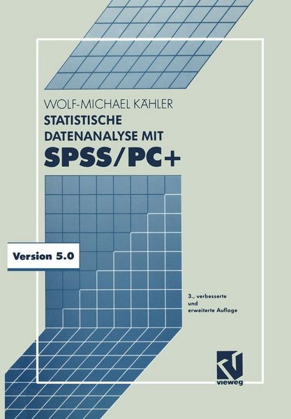 Produktbild: Statistische Datenanalyse mit SPSS/PC+