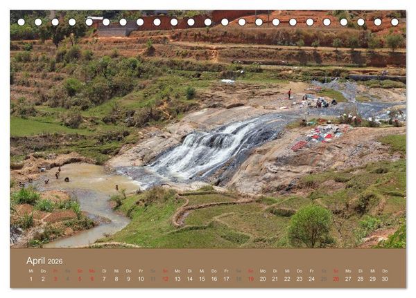 Produktbild: Alltag in Madagaskar (Tischkalender 2026 DIN A5 quer), CALVENDO Monatskalender
