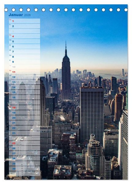 Produktbild: New York - Blickwinkel (Tischkalender 2026 DIN A5 hoch), CALVENDO Monatskalender