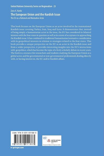 Produktbild: The European Union and the Kurdish Issue