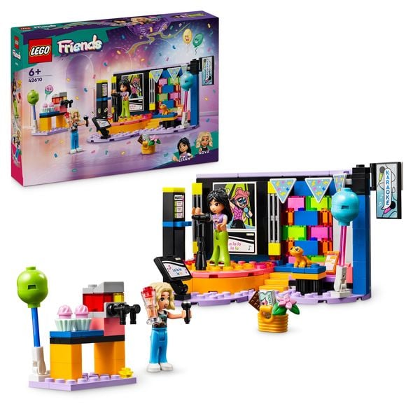 LEGO Friends 42610 Karaoke-Party, Musik-Spielzeug für Mädchen und Jungen