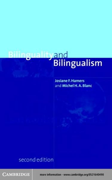 Produktbild: Bilinguality and Bilingualism