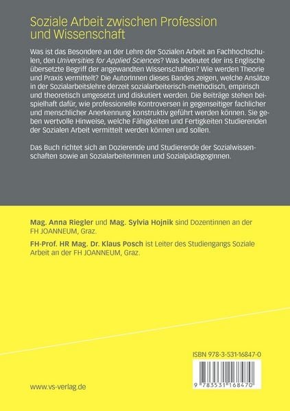 Produktbild: Soziale Arbeit zwischen Profession und Wissenschaft