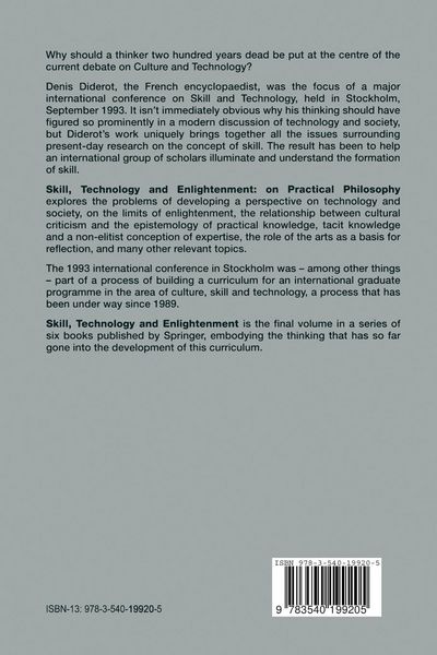 Produktbild: Skill, Technology and Enlightenment: On Practical Philosophy