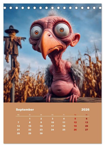 Produktbild: Waldo und Stefler (Tischkalender 2026 DIN A5 hoch), CALVENDO Monatskalender