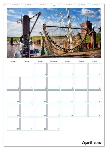Produktbild: Friesland - Nordseebad Dangast (hochwertiger Premium Wandkalender 2026 DIN A2 hoch), Kunstdruck in Hochglanz