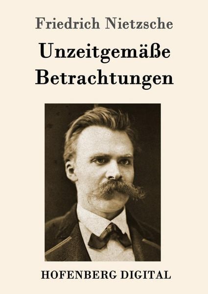 Produktbild: Unzeitgem&auml;&szlig;e Betrachtungen