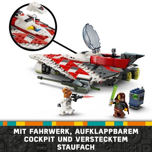 Produktbild: LEGO Star Wars Jedi Bobs Sternj&auml;ger, Bauspielzeug, Sternenschiff 75388