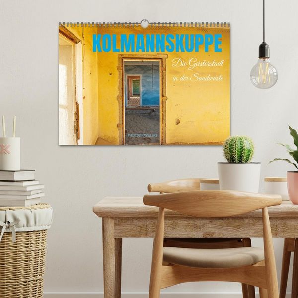 Produktbild: Kolmannskuppe Die Geisterstadt in der Sandw&uuml;ste (Wandkalender 2026 DIN A3 quer), CALVENDO Monatskalender