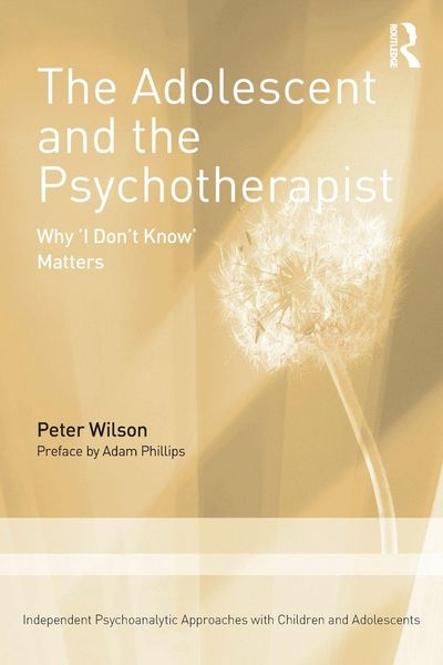 Produktbild: The Adolescent and the Psychotherapist
