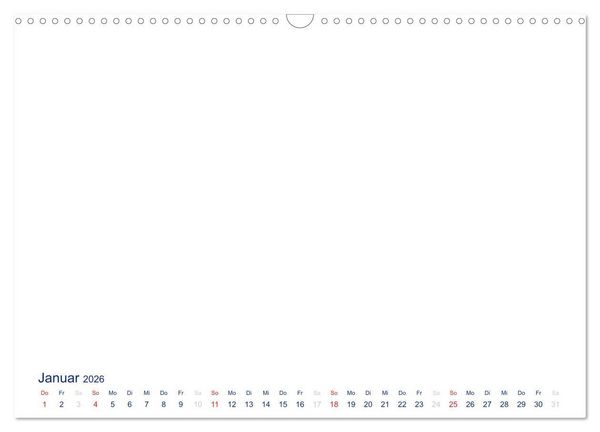 Produktbild: Farbiger Bastelkalender (Wandkalender 2026 DIN A3 quer), CALVENDO Monatskalender