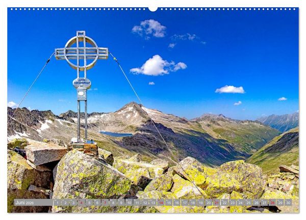 Produktbild: Die Zillertaler Alpen (Wandkalender 2026 DIN A2 quer), CALVENDO Monatskalender