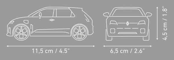 Produktbild: COBI 24675 - Renault 5 E-TECH, wei&szlig;, Bausatz 1:35, 78 Klemmbausteine