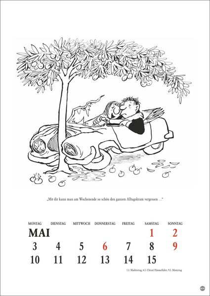 Produktbild: Loriot Heile Welt Halbmonatskalender 2027