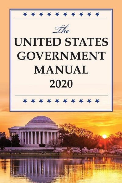 Produktbild: United States Government Manual 2020