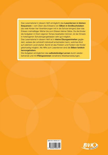 Produktbild: Lese&uuml;bungen f&uuml;r die 1. Klasse