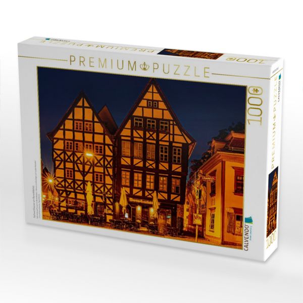 Produktbild: CALVENDO Puzzle Fachwerkh&auml;user am Benediktplatz | 1000 Teile Lege-Gr&ouml;&szlig;e 64x48cm Foto-Puzzle f&uuml;r gl&uuml;ckliche Stunden