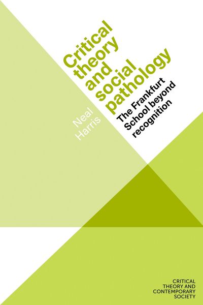 Produktbild: Critical theory and social pathology