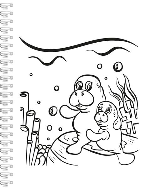 Produktbild: Ozean-Malbuch f&uuml;r Kinder ab 4 Jahren