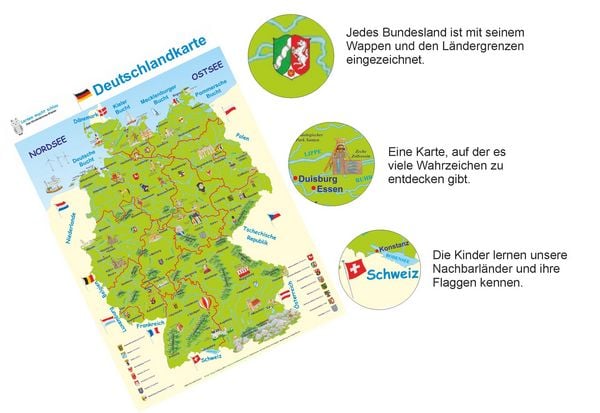 Produktbild: Deutschlandkarte