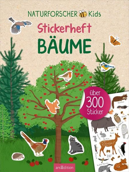 Produktbild: Naturforscher-Kids &ndash; Stickerheft B&auml;ume