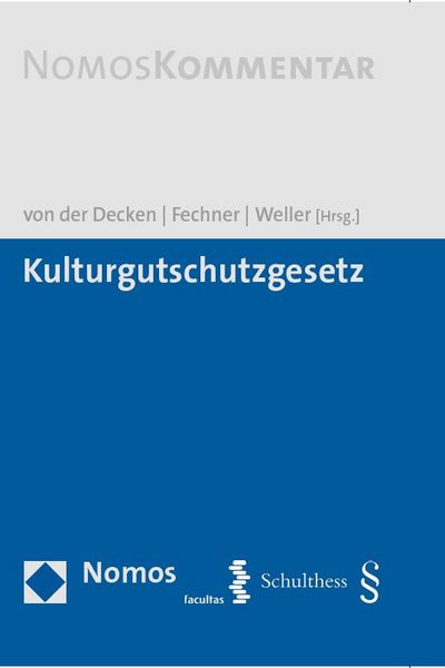 Produktbild: Kulturgutschutzgesetz