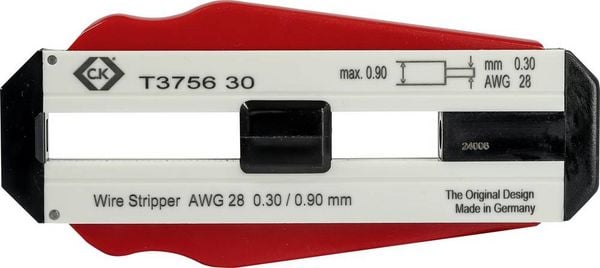 Produktbild: C.K T3756 30 Drahtabisolierer Geeignet f&uuml;r PVC-Dr&auml;hte, PTFE-Dr&auml;hte 0.30mm (max)