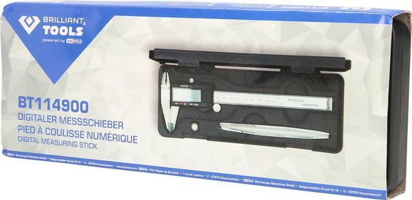 Produktbild: Brilliant Tools BT114900 Digitaler Messschieber 150mm