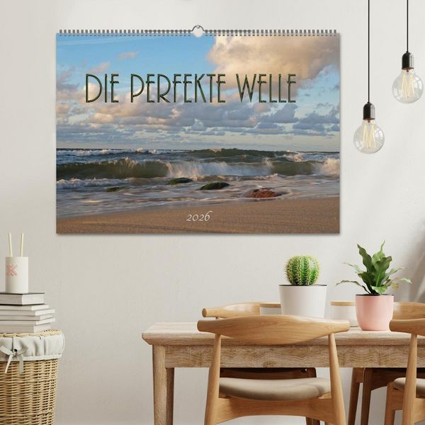 Produktbild: Die perfekte Welle (Wandkalender 2026 DIN A2 quer), CALVENDO Monatskalender