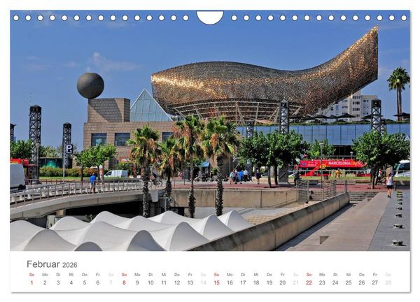 Produktbild: Barcelona im Auge der Kamera (Wandkalender 2026 DIN A4 quer), CALVENDO Monatskalender