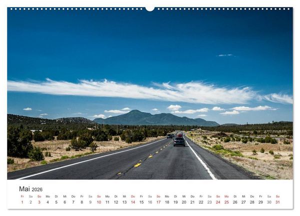 Produktbild: USA Roads (Wandkalender 2026 DIN A2 quer), CALVENDO Monatskalender