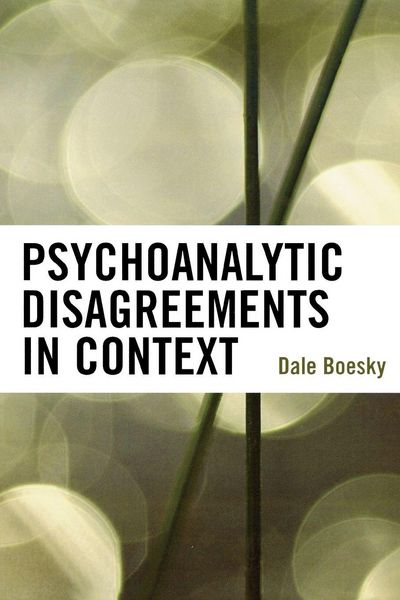 Produktbild: Psychoanalytic Disagreements in Context