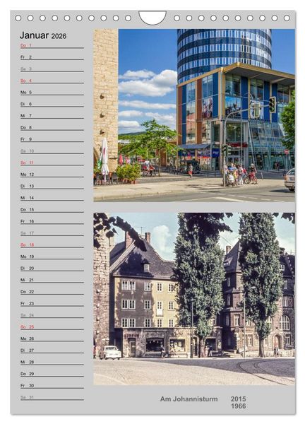 Produktbild: Jena im Wandel (Wandkalender 2026 DIN A4 hoch), CALVENDO Monatskalender