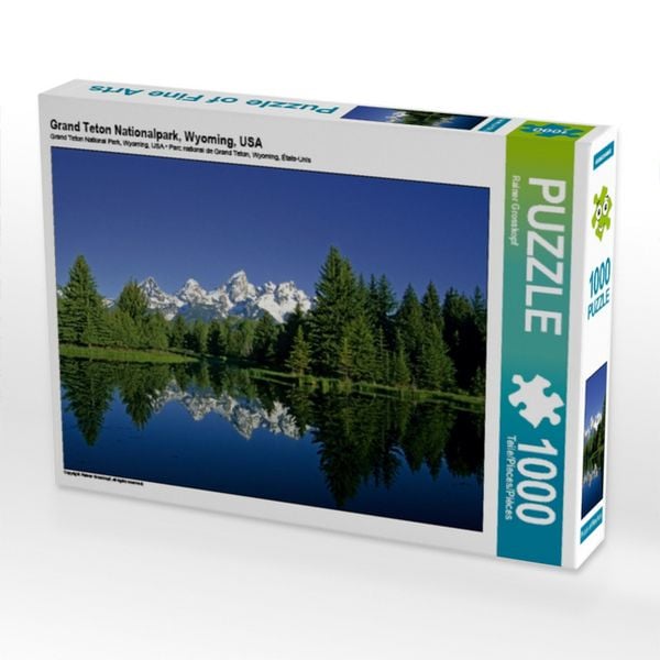Produktbild: CALVENDO Puzzle Grand Teton Nationalpark, Wyoming, USA | 1000 Teile Lege-Gr&ouml;&szlig;e 64x48cm Foto-Puzzle f&uuml;r gl&uuml;ckliche Stunden