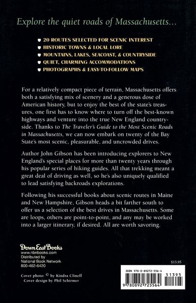 Produktbild: The Traveler's Guide to the Most Scenic Roads in Massachusetts