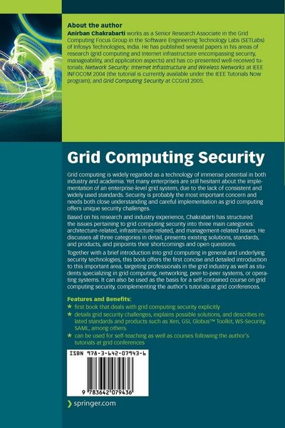 Produktbild: Grid Computing Security