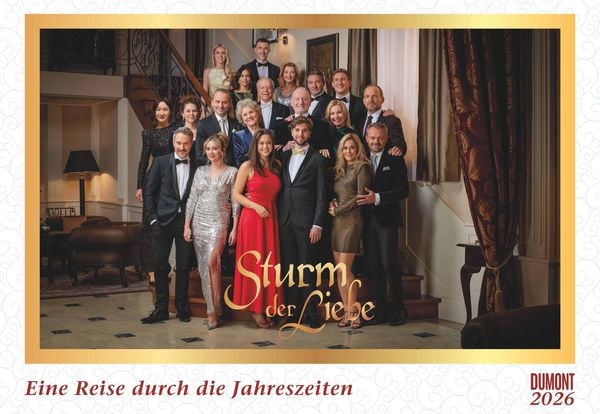 Sturm der Liebe 2026 - Broschürenkalender - Wandkalender - mit Jahresplaner - Format 42 x 29 cm