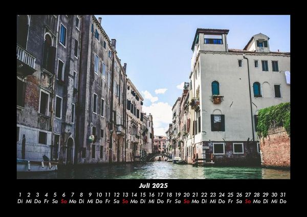 Produktbild: Venedigs Sch&ouml;nheit 2025 Fotokalender DIN A3