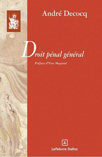 Produktbild: Droit Penal General
