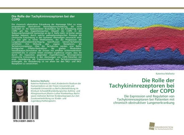 Produktbild: Die Rolle der Tachykininrezeptoren bei der COPD