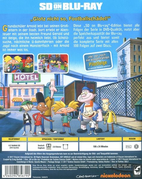 Produktbild: Hey Arnold! - Die komplette Serie (SD on Blu-ray) [2 BRs]
