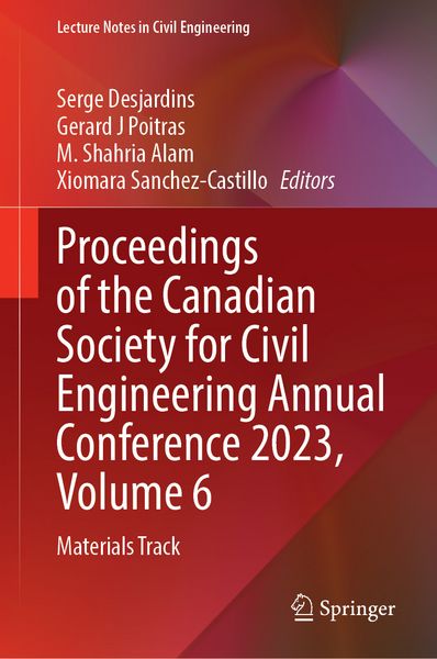 Produktbild: Proceedings of the Canadian Society for Civil Engineering Annual Conference 2023, Volume 6