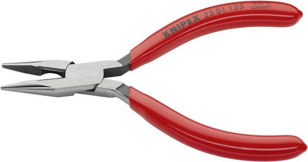 Produktbild: Knipex 25 01 125 Elektronik- u. Feinmechanik Flachrundzange Gerade Vanadium Elektrostahl 125mm