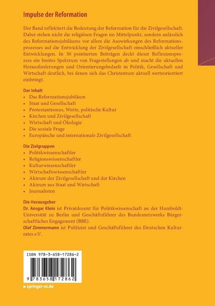 Produktbild: Impulse der Reformation