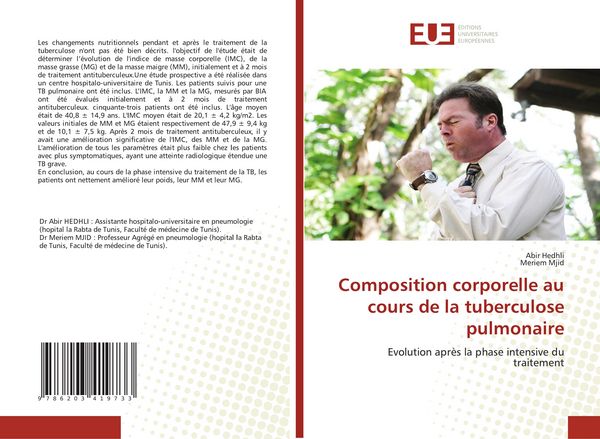 Produktbild: Composition corporelle au cours de la tuberculose pulmonaire