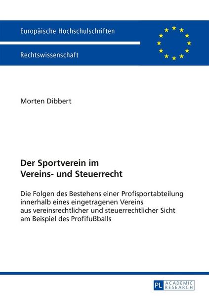 Produktbild: Der Sportverein im Vereins- und Steuerrecht