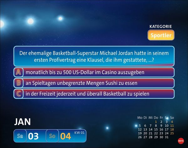 Produktbild: Wer wei&szlig; denn sowas? Tagesabrei&szlig;kalender 2026